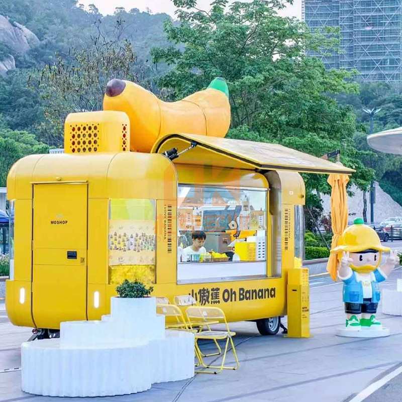 网红美陈餐车商业街区美食摆摊车 网红美陈餐车商业街区美食摆摊车