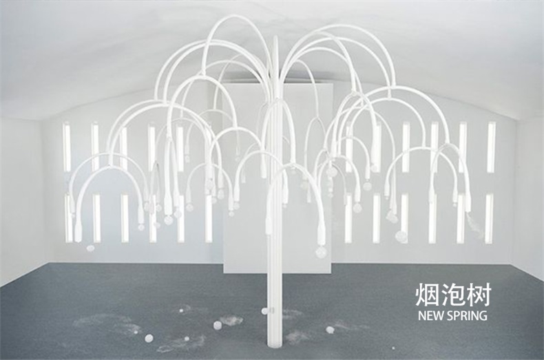 网红烟泡树互动泡泡树美陈装置 网红烟泡树互动泡泡树美陈装置