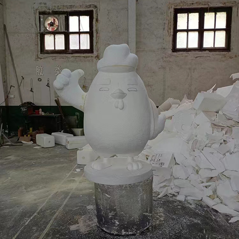 玻璃钢卡通公鸡雕塑美陈造型景观艺术摆件 玻璃钢卡通公鸡雕塑美陈造型景观艺术摆件