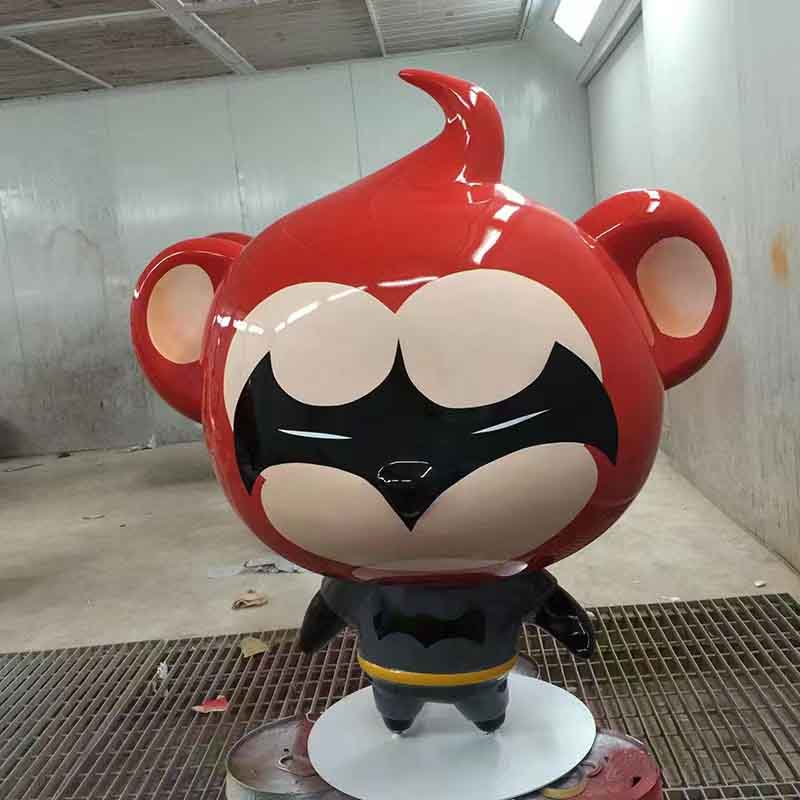 玻璃钢卡通猴子雕塑美陈艺术景观摆件 玻璃钢卡通猴子雕塑美陈艺术景观摆件