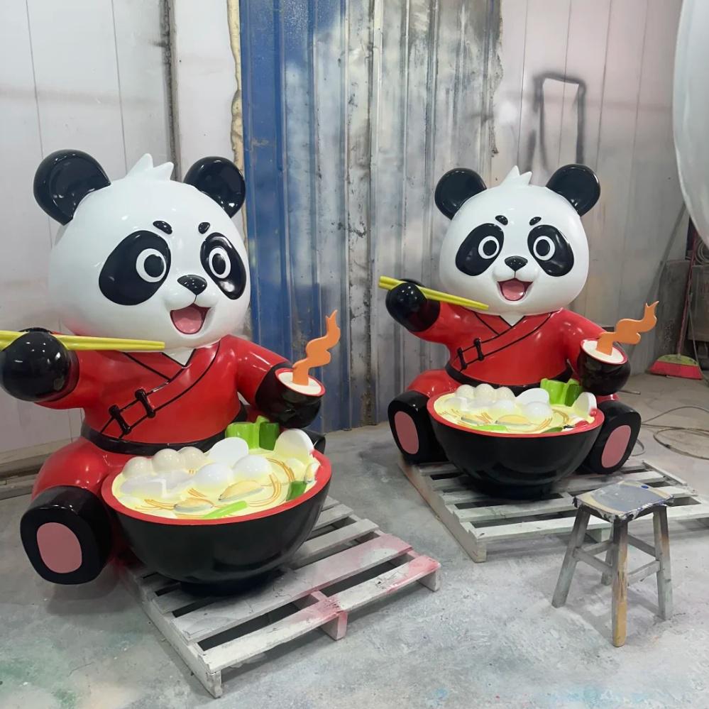 餐饮美食街适合摆放什么样式的玻璃钢雕塑? 餐饮美食街适合摆放什么样式的玻璃钢雕塑?