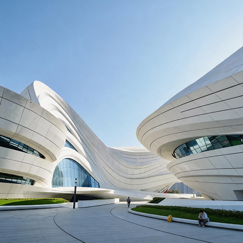 GRC混凝土大型幕墙装饰UHPC造型构件 GRC混凝土大型幕墙装饰UHPC造型构件
