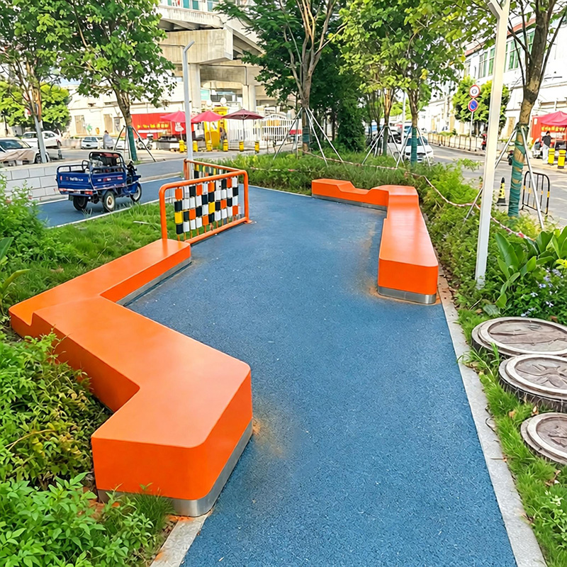 UHPC混凝土异形景观坐凳户外公园艺术座椅